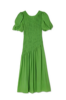 Thumbnail for Green Shirred Nara Dress