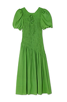 Thumbnail for Green Shirred Nara Dress