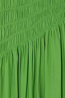 Thumbnail for Green Shirred Nara Dress