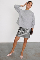 Thumbnail for caption_Model wears Grey Jamie Knit Jumper in UK size 10/ US 6