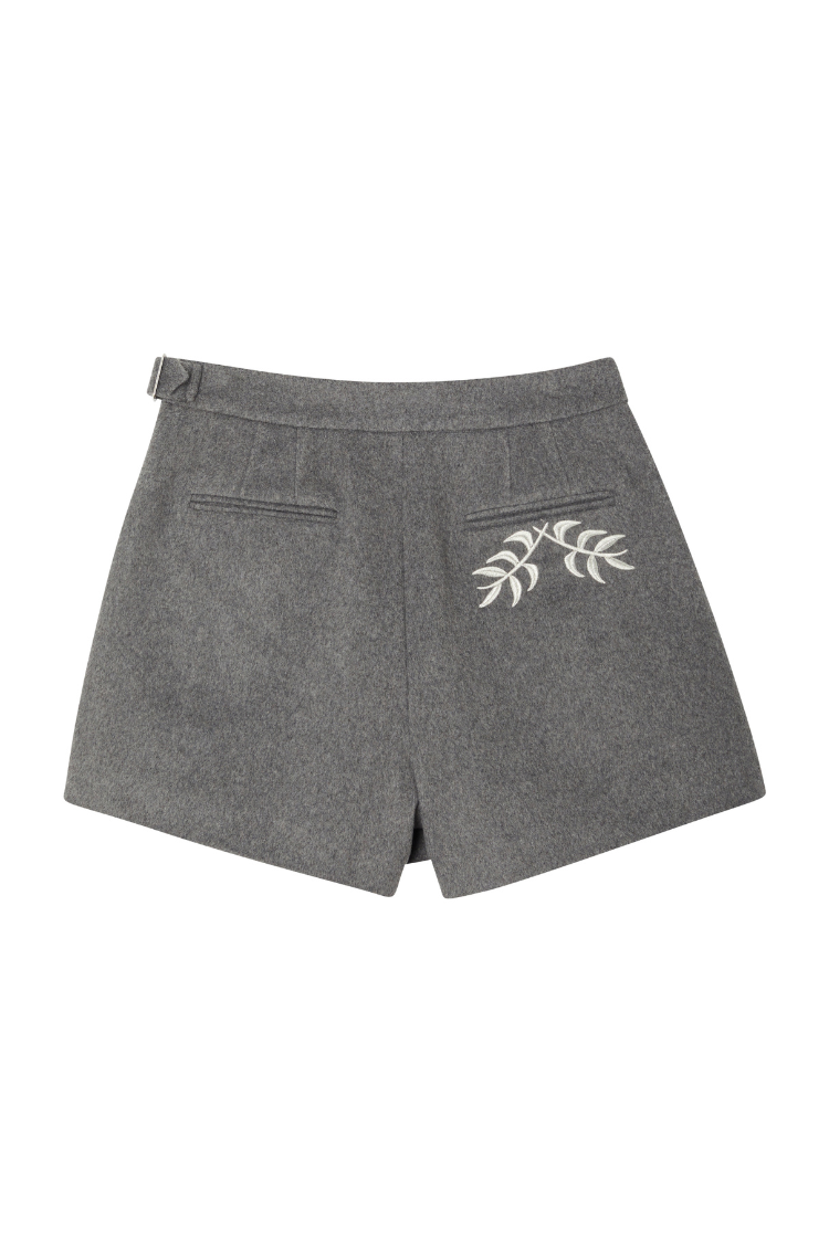 Grey Midnight Romance Skort