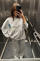 Thumbnail for Grey Wide Leg Joggers