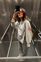 Thumbnail for Grey Wide Leg Joggers