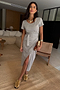 Grey Jesse Jersey Wrap Dress