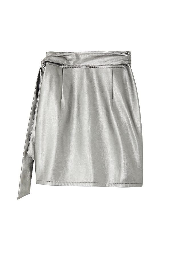 Metallic skirt petite new arrivals