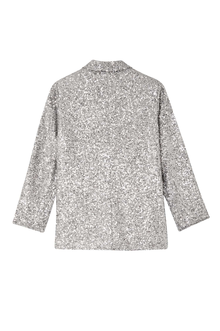 Gunmetal Sequin 54 Blazer