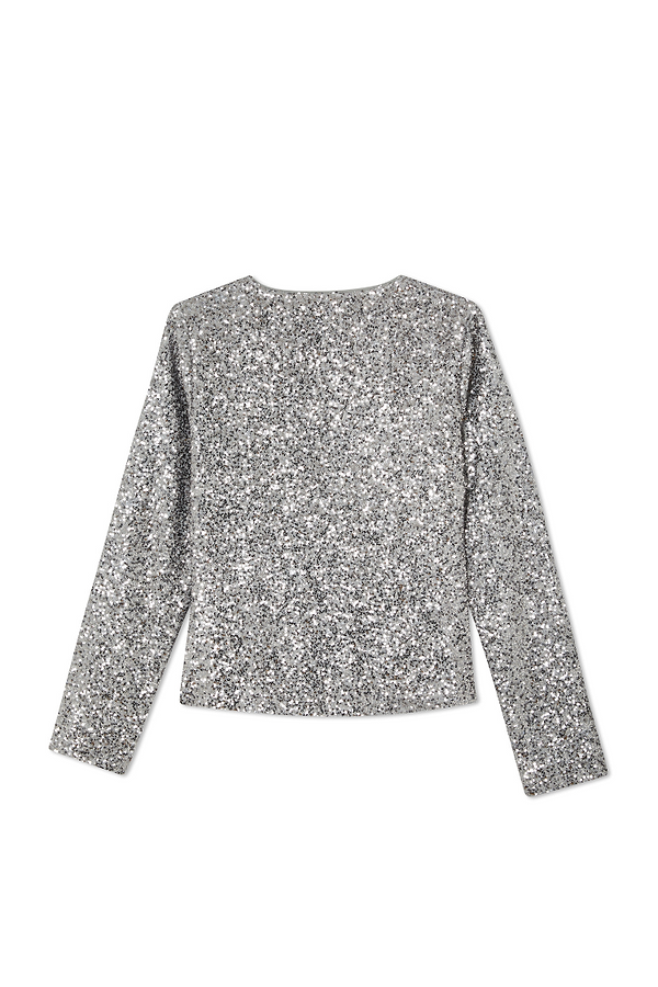 Silver sequin cardigan on sale