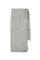 Thumbnail for Sequin Maxi Wrap Jaspre Skirt