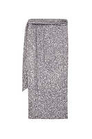 Thumbnail for Gunmetal Sequin Jaspre Midi Skirt