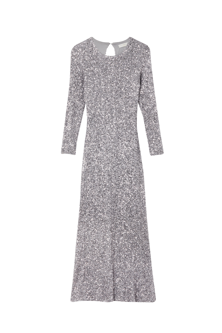 Gunmetal Sequin Soho Dress