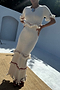 Ivory and Red Harper Dress