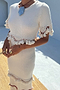 Ivory and Red Harper Dress