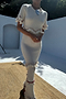 Ivory and Red Harper Dress