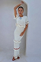 Ivory and Red Harper Dress