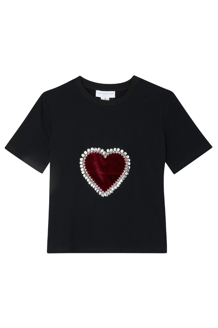 Black Heart Baby T Shirt