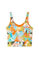 Thumbnail for Hope Bright Ruched Sports Top