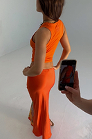 Thumbnail for caption_Model is 5ft7” and wears UK size 10/ US 6