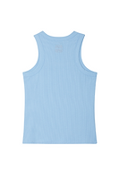 Thumbnail for Ice Blue Ribbed Tank Top