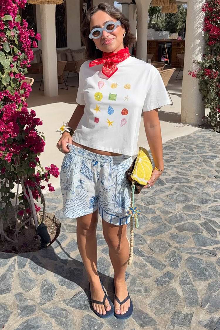 White Shell Ioana T Shirt