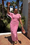 Pink Mesh Isabelle Dress