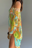 Thumbnail for caption_Model is 5ft7” and is sizing up in the size M/L