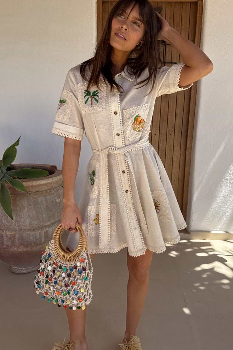 Isla Patchwork Lauren Dress Petite