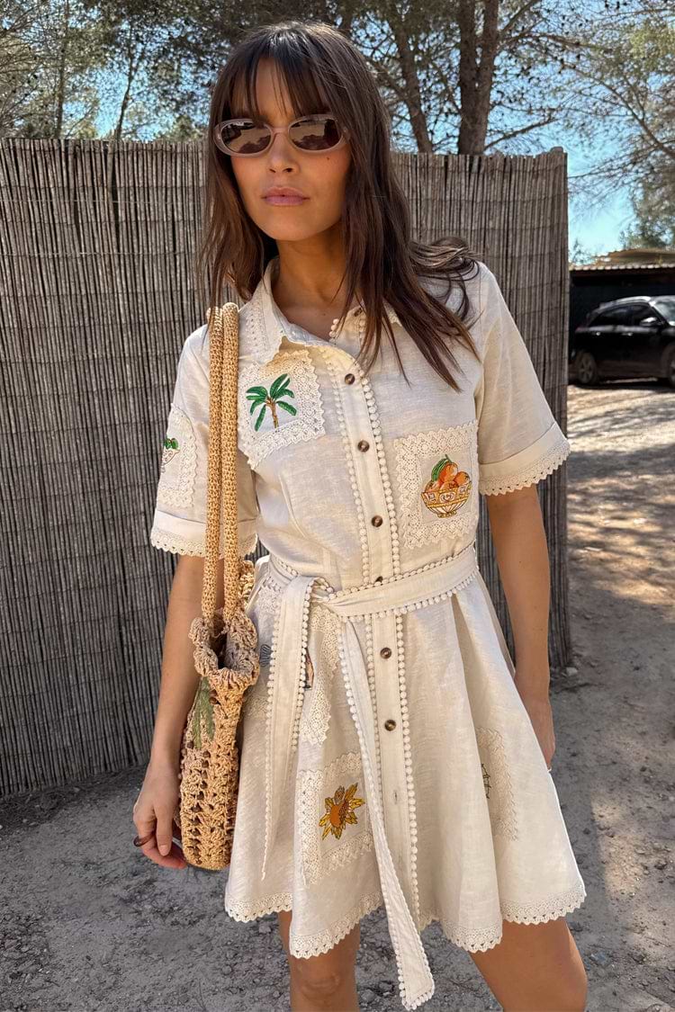 Isla Patchwork Lauren Dress Petite