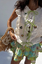 Cream Isla Tia Top