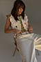 Cream Isla Tia Top