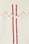Ivory and Red Harper Cardigan