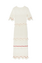 Ivory and Red Harper Dress