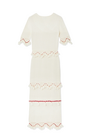 Thumbnail for Ivory and Red Harper Dress
