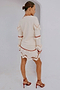 Ivory and Red Jake Skirt