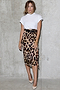 Brown Leopard Jaspre Skirt