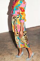 Thumbnail for Model wearing Soho Jaspre Wrap Skirt