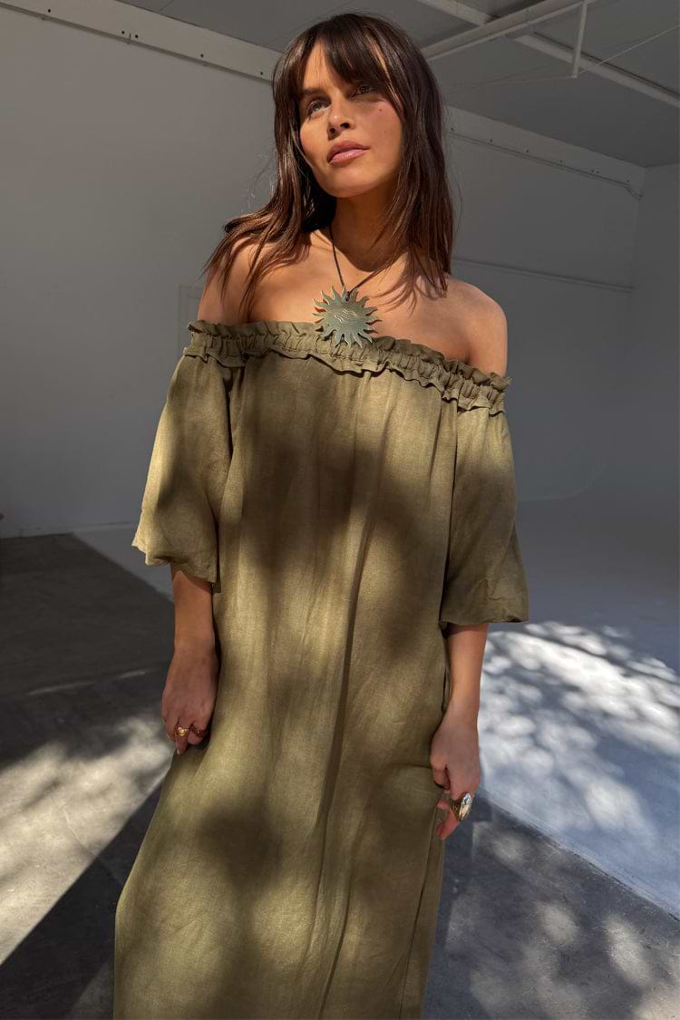 Khaki Ella Dress – Never Fully Dressed