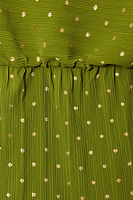 Thumbnail for Khaki Mini Plisse Tilly Dress