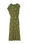 Khaki Shell Midi Dress
