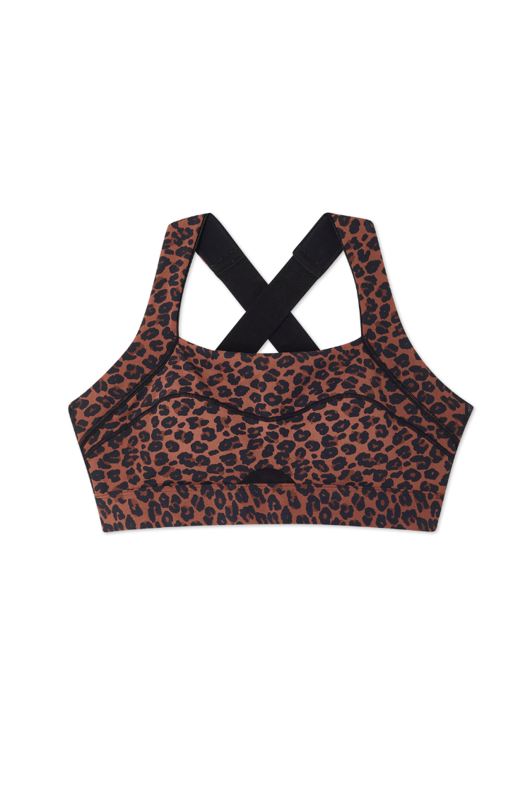 Leopard sports bra sales