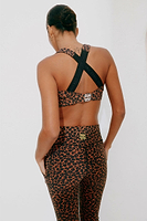 Thumbnail for caption_Model wears Leopard Sports Bra in UK size 8/ US 4