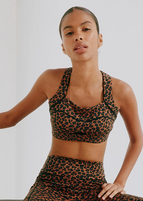 Leopard Sports Bra