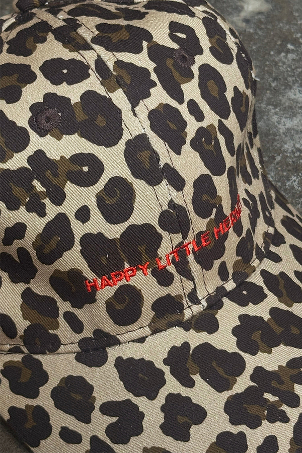 Leopard Happy Place Cap