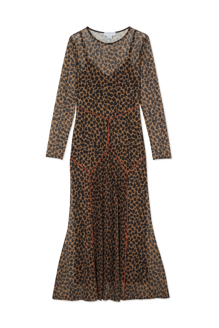 Leopard Cleo Mesh Dress