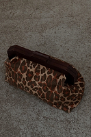 Thumbnail for Lucia Leopard Denim Bag