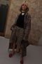 Lucia Leopard Denim 55 Coat Petite