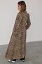 Lucia Leopard Denim 55 Coat
