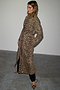 Lucia Leopard Denim 55 Coat Petite
