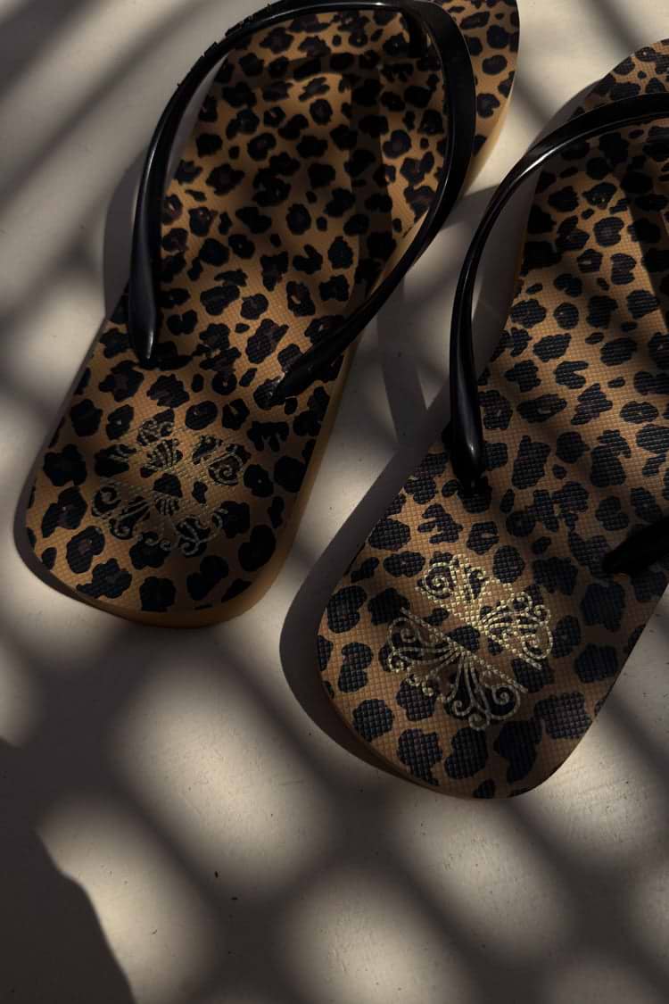 NFD Leopard Flip Flop