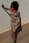 Leopard Iris Dress