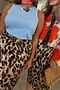 Brown Leopard Jaspre Skirt